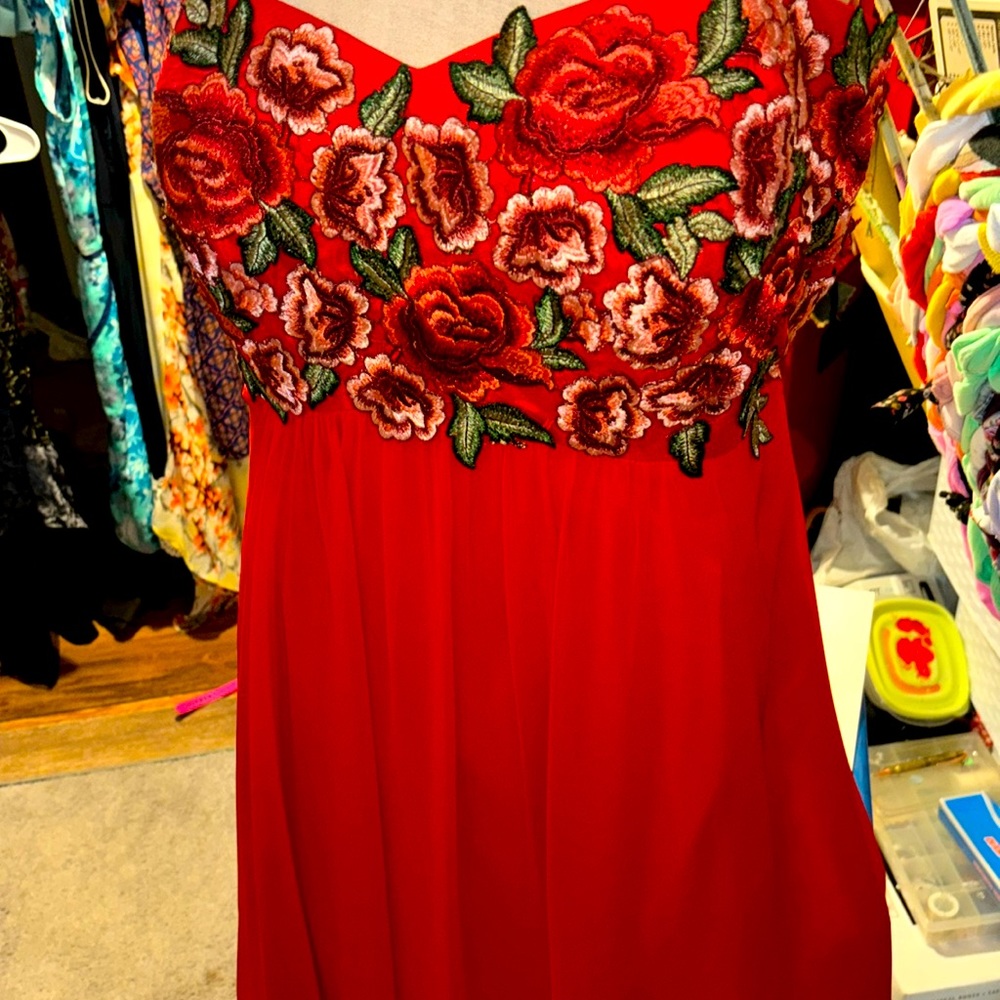 Beautiful coral dress